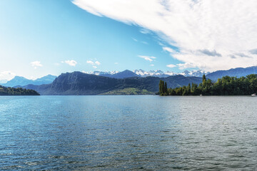 Lake lucerne view