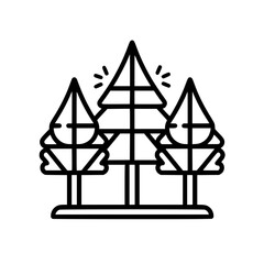 Tree Icon, Forest Icon, Christmas Tree icon, Tree SVG, Tree Illustration, Tree Vector, Forest Icon, Nature Icon, Landscape icons, Farm Icon, Land icon, Mountain Icon, forest svg, camping svg, nature s