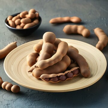 Fresh delicious ripe tamarind