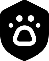 Shield Animal icon vector illustration asset element