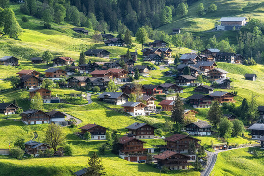 Grindelwald valley town