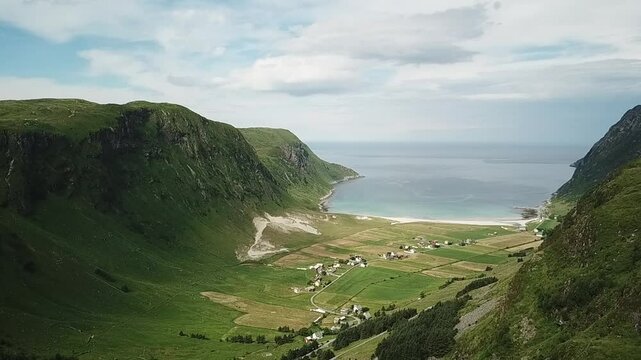 Hoddevik Norway drone
