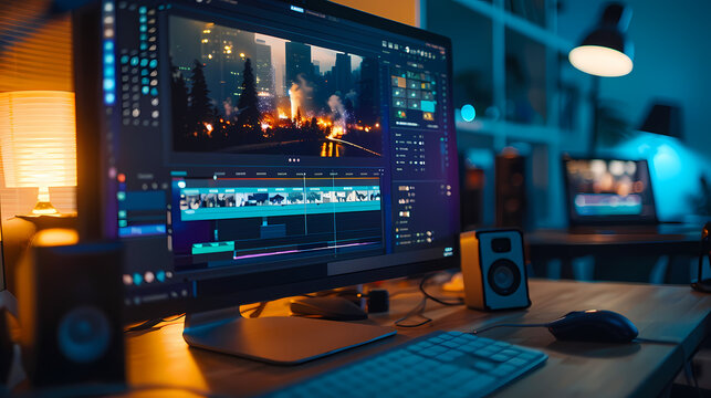 Professional Video Editing Setup