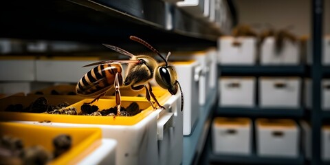 Evaluate storage areas for pests to implement effective control measures. Concept Pest Inspection, Storage Review, Control Measures, Prevention Strategies