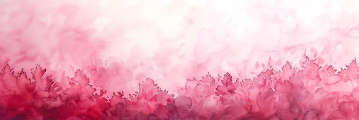 Fototapeta premium Abstract Watercolor Painting in Shades of Pink