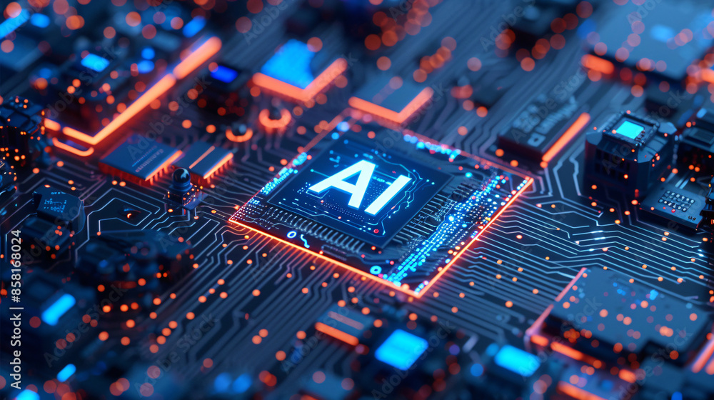 Aufkleber 3d rendering of 