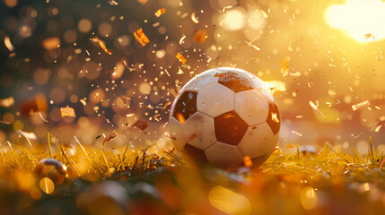 Sunset Soccer Celebration