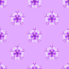 seamless pattern with flowers
