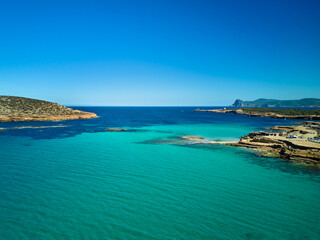 Cala Compte, Ibiza desde el aire