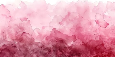 Fototapeta premium Abstract Pink and Red Watercolor Background