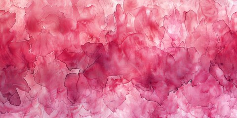 Fototapeta premium Abstract Watercolor Painting in Shades of Pink