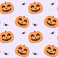 halloween seamless pattern, backgroud, wrapping paper