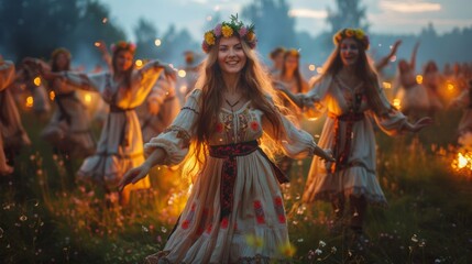 Summer solstice holiday or festival.