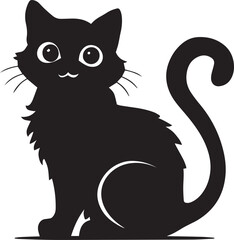 cute cat vector style illustration