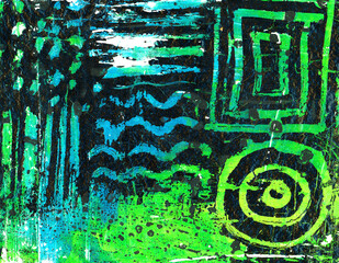 Abstract grunge background. Acrylic painting.