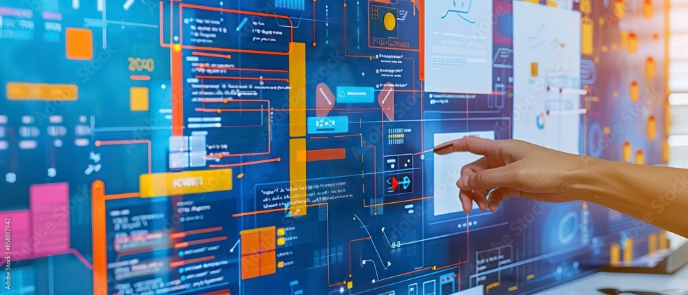 Poster illustrating the entire lifecycle from concept to launch, our product strategy and engineering ecosy