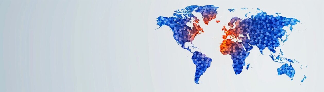 Illustration of a global map showing the prevalence of hepatitis B and C, highlighting regions most affected and the need for global public health efforts