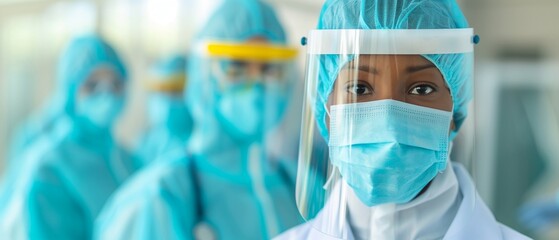 Healthcare workers at a community clinic providing free hepatitis screening and vaccination services on World Hepatitis Day, promoting awareness and prevention of liver disease