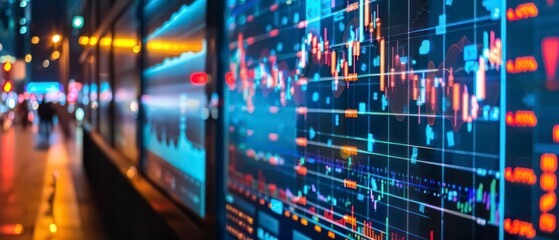 Obraz premium Financial services blend analytics and agile engineering, using decades of expertise to help clients thrive in complex environments with innovative technology solutions.