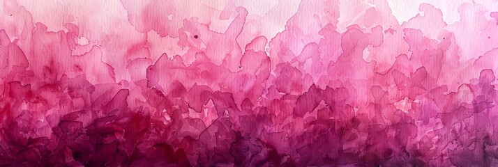 Fototapeta premium Abstract Watercolor Background in Pink and Red Tones