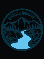 Mountain t-shirt design