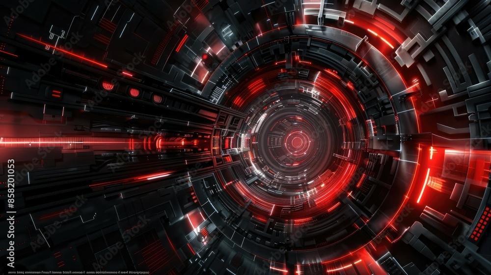 Poster a sophisticated abstract background in red and black, perfectly suitable for a modern design concept