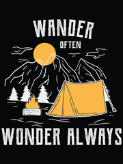 Mountain t-shirt design