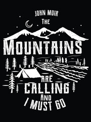 Mountain t-shirt design