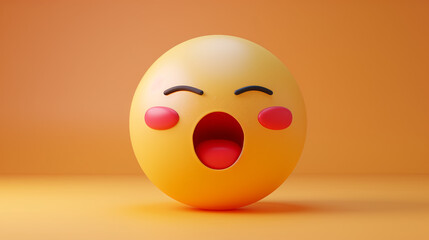 World emoji day with a funny emojis. World emoji day 3d banner background. Emoji Celebration 3D Banner Background. World smile day emojis. Mental health assessment, world mental health day concept. 