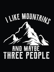 Mountain t-shirt design