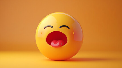 World emoji day with a funny emojis. World emoji day 3d banner background. Emoji Celebration 3D Banner Background. World smile day emojis. Mental health assessment, world mental health day concept. 