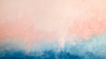 Obraz premium Abstract Pink and Blue Watercolor Painting. Soft Gradient Background in Pastel Colors