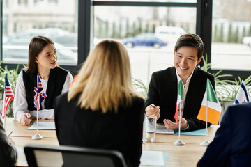 Young delegates display diplomatic skills at Model United Nations.