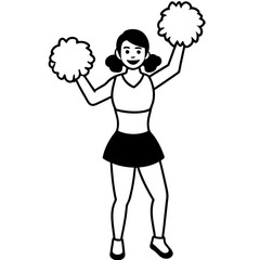 Basketball Coloring Page Colored Illustration