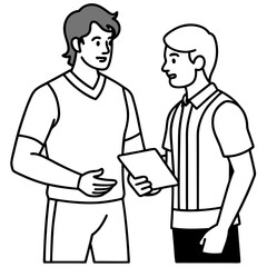 Fototapeta premium Basketball Coloring Page Colored Illustration