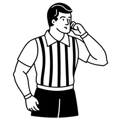 Basketball Coloring Page Colored Illustration