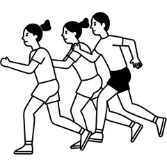 Fototapeta premium Basketball Coloring Page Colored Illustration