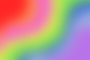 Abstract  rainbow colorful smooth bright vibrant gradient ombre color blend background, illustration © merrymuuu
