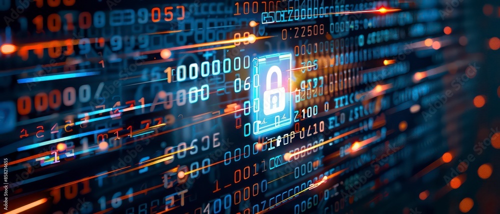Poster advanced technology, businesses analyze stock data on computer screens, leveraging the internet for 