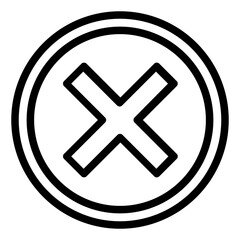 Obraz premium failed icon outline