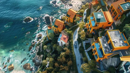 Sustainable coastal Korean town design with climateresilient architecture