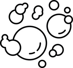 Bubble, Foam, Cleaning Flat Illustration. Suitable for infographics, books, banners and other designs