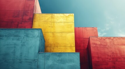 The visually stunning desktop wallpaper captures the essence of minimalist architecture, using simple and powerful shapes, lines, and colors.