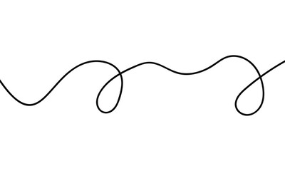 abstract wavy line pattern with curved