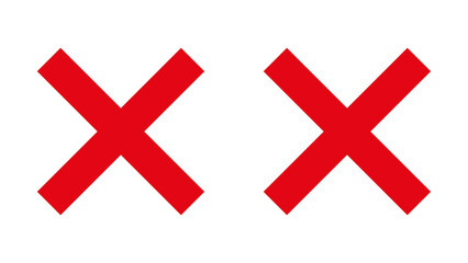 Obraz premium red cross icon