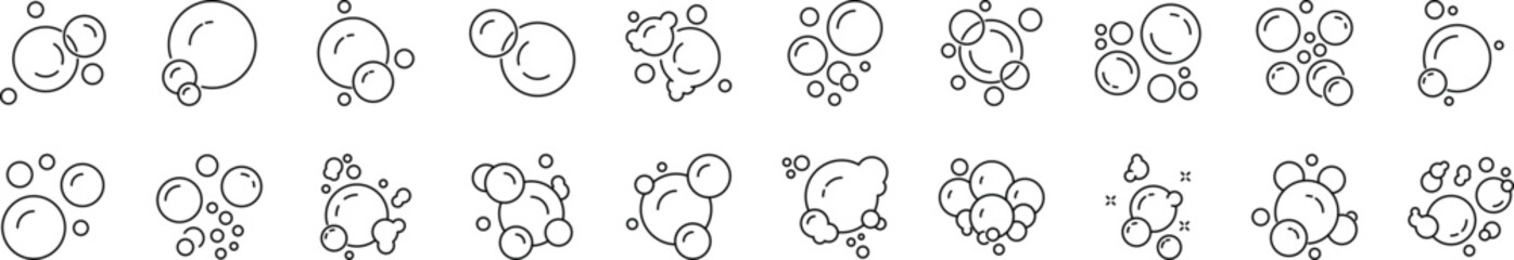 Foam Modern Thin Icon. Perfect for design, infographics, web sites, apps.