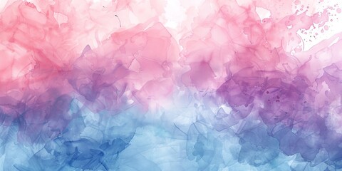 Fototapeta premium Abstract Watercolor Background in Pink and Blue