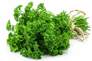 Fototapeta premium parsley on a white background.