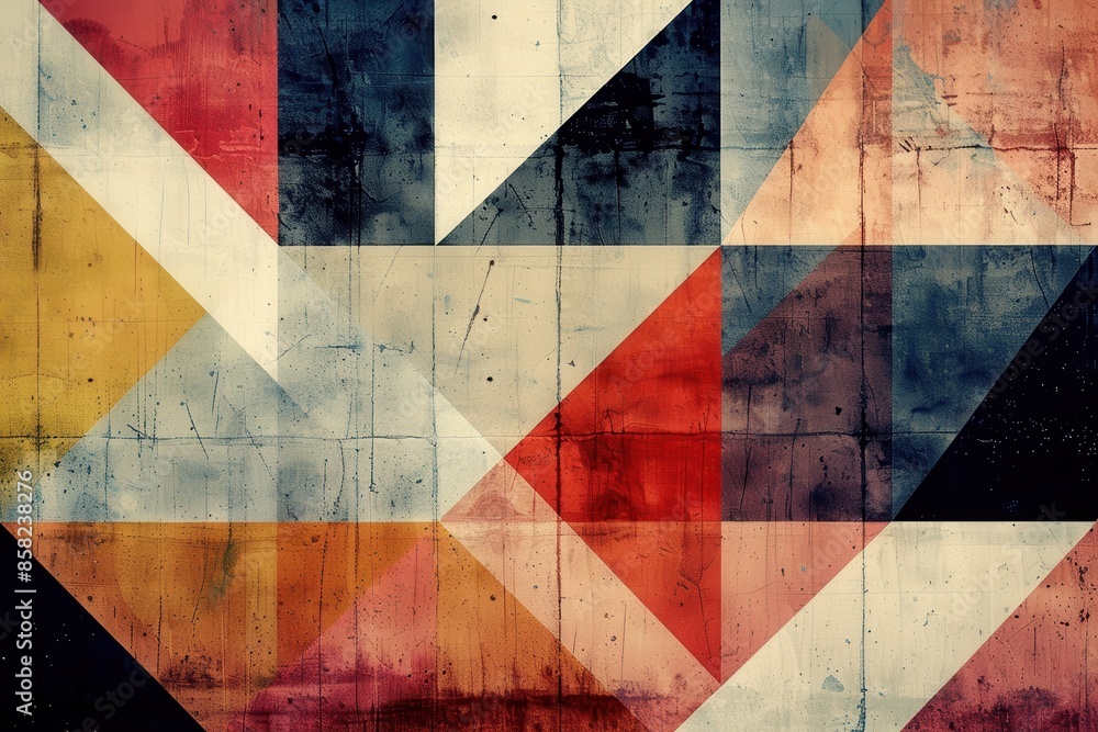 Poster abstract background design with geometric elements for wallpaper pattern and illustration of geometr
