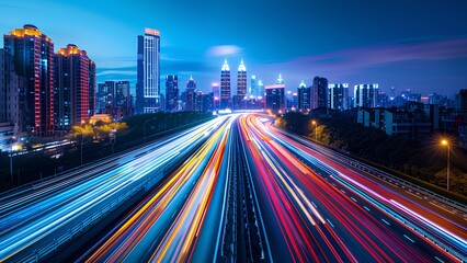 Fototapeta premium city at night